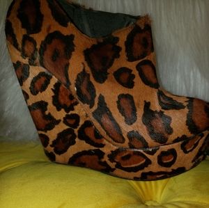 Multi color ankle booties